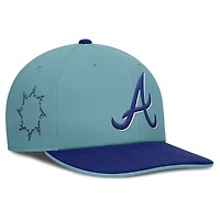 Men's Nike  Turquoise Atlanta Braves Father's Day Pro Performance Snapback Hat