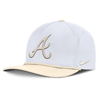 Men's Nike  White/Cream Atlanta Braves Pro Performance Snapback Hat