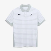 Men's Nike Atlanta Braves Authentic Collection Striped Victory Dri-FIT Polo