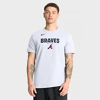 Men's Nike White Atlanta Braves Bold Team Name T-Shirt