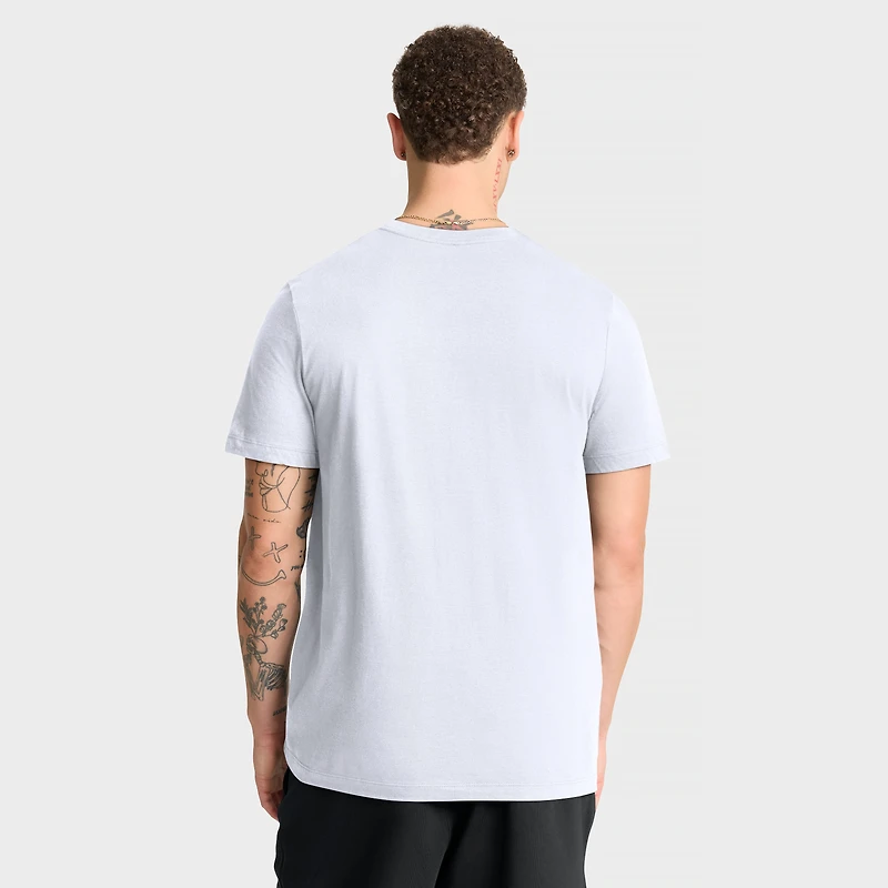 T-shirt Nike blanc pour homme, logo des Braves d'Atlanta en gras