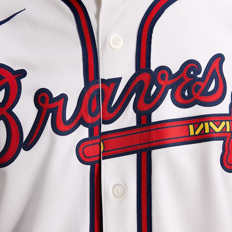 Men's Nike White Atlanta Braves Home Limited Jersey