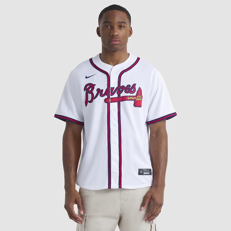 Men's Nike White Atlanta Braves Home Limited Jersey