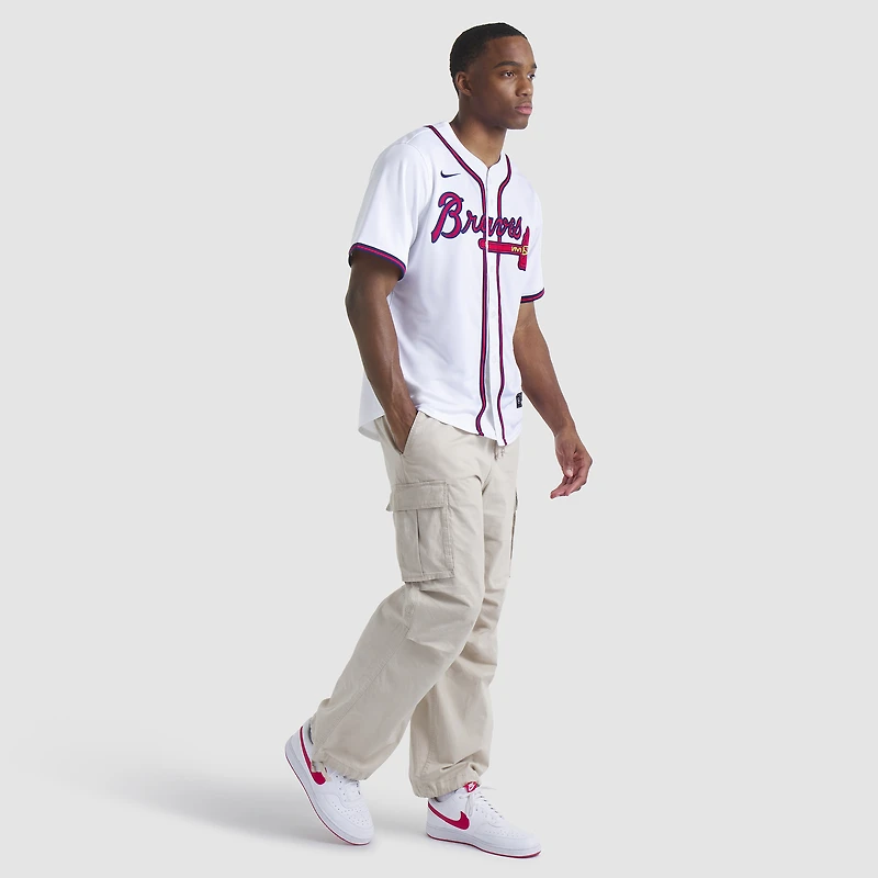 Men's Nike White Atlanta Braves Home Limited Jersey