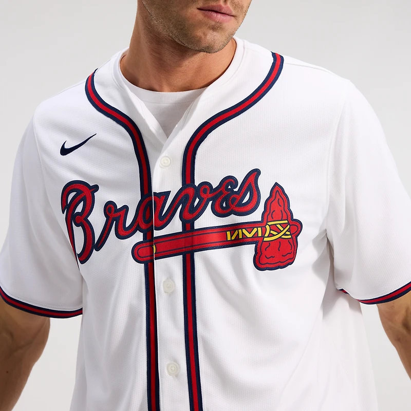 Men's Nike White Atlanta Braves Home Limited Jersey