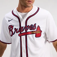 Men's Nike White Atlanta Braves Home Limited Jersey