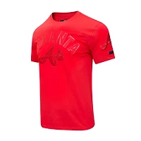 Men's Pro Standard Atlanta Braves Classic Triple Red T-Shirt