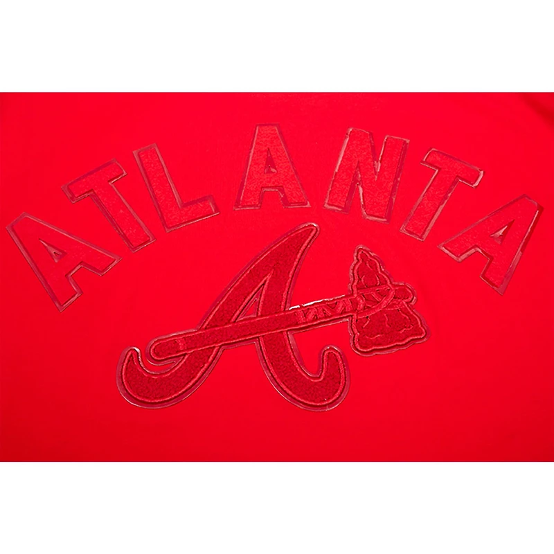 T-shirt Pro Standard Atlanta Braves classique triple rouge pour homme