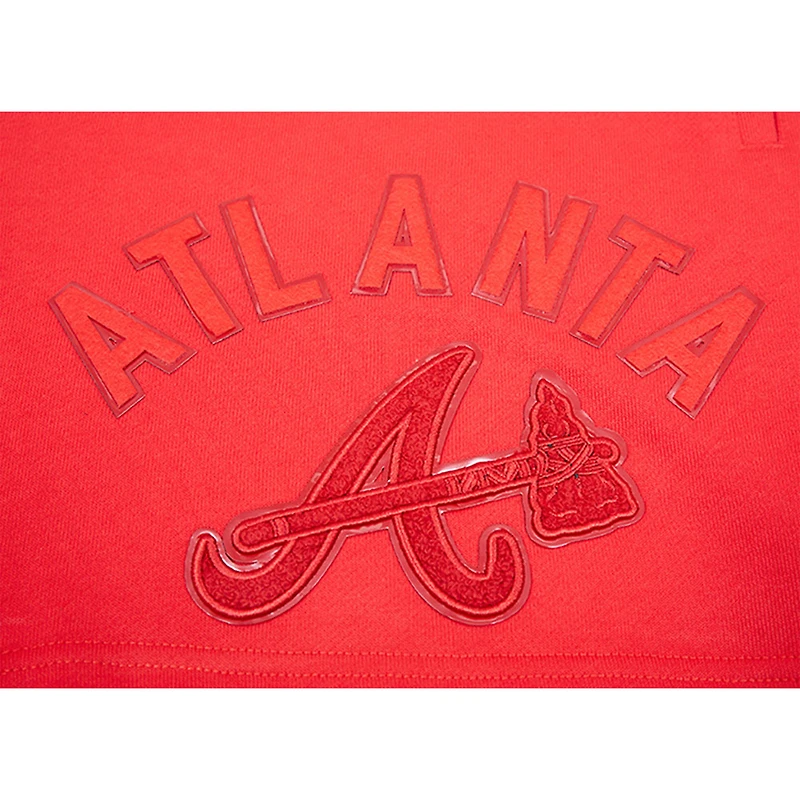 Short classique Pro Standard Atlanta Braves triple rouge pour homme