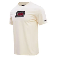 Men's Pro Standard Cream Atlanta Braves Club Member Badge T-Shirt