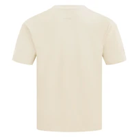 Men's Pro Standard Cream Atlanta Braves Neutral CJ Dropped Shoulders T-Shirt