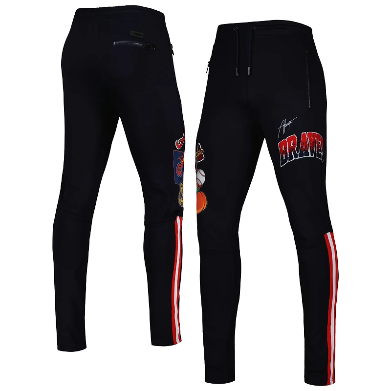 Pantalon de survêtement pour homme Pro Standard bleu marine Atlanta Braves Hometown