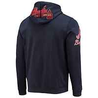 Men's Pro Standard Navy Atlanta Braves Team Logo Pullover Hoodie