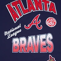 T-shirt à épaules tombantes Turn It Up Pro Standard bleu marine pour homme des Atlanta Braves