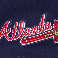 T-shirt à épaules tombantes Turn It Up Pro Standard bleu marine pour homme des Atlanta Braves