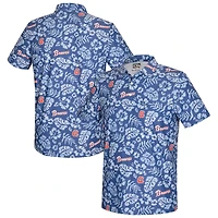 Men's Reyn Spooner  Blue Atlanta Braves Cooperstown Pua Performance Polo