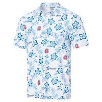 Polo de performance Reyn Spooner blanc pour hommes des Braves d'Atlanta la collection Cooperstown