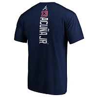 Men's Ronald Acuña Jr. Navy Atlanta Braves Playmaker T-Shirt