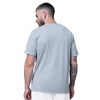 Lot de deux t-shirts Starter pour homme, bleu marine/gris chiné, Atlanta Braves