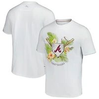 Men's Tommy Bahama  White Atlanta Braves Island League T-Shirt