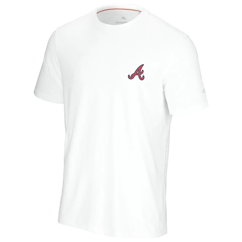 Men's Tommy Bahama  White Atlanta Braves Playa Ball T-Shirt