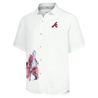 Men's Tommy Bahama White Atlanta Braves Veracruz Ace Islanders Button-Up Shirt