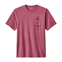 T-shirt Travis Matthew pour homme, rouge chiné, Atlanta Braves Sunset Slam 2.0