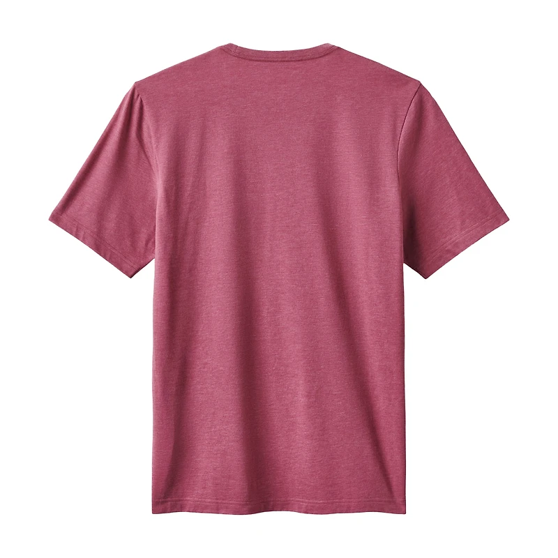 T-shirt Travis Matthew pour homme, rouge chiné, Atlanta Braves Sunset Slam 2.0