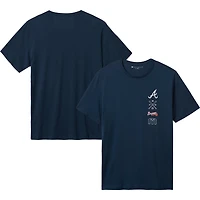 T-shirt TravisMathew Navy Atlanta Braves Sunset Slam pour hommes