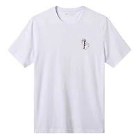 T-shirt homme TravisMathew blanc Atlanta Braves Dugout Dreams