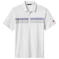 Polo blanc Top Recruit des Braves d'Atlanta pour homme TravisMathew