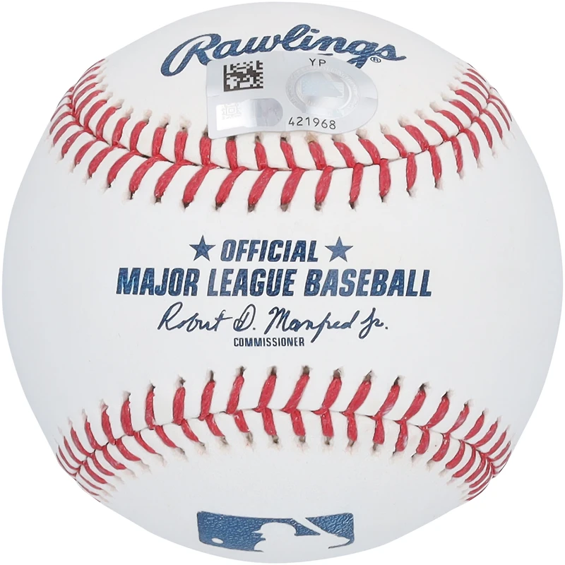 Ballon de baseball autographié par Michael Harris II et Austin Riley des Atlanta Braves avec l'inscription « 22 NL ROY »