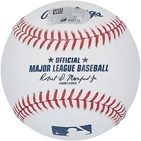 Baseball autographié par Michael Harris II et Ronald Acuña Jr. des Atlanta Braves avec les inscriptions « 18 NL ROY » et « 22 NL ROY »