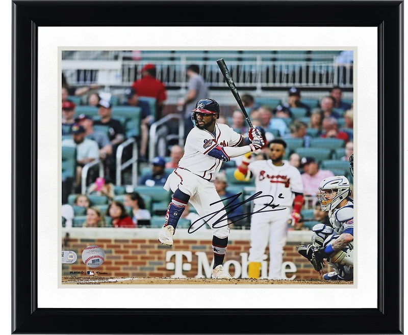 Photographie autographiée de Michael Harris II, représentant les Braves d'Atlanta, 11" x 14"