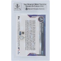 Carte autographiée 9/10 authentifiée 2022 Topps Offseason #OS-35 Beckett Fanatics Witnessed avec l'inscription "22 NL ROY" de Michael Harris II Atlanta Braves