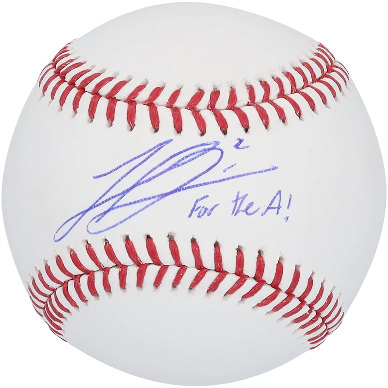 Baseball autographié par Michael Harris II des Braves d'Atlanta avec l'inscription « For The A! »