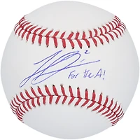Baseball autographié par Michael Harris II des Braves d'Atlanta avec l'inscription « For The A! »