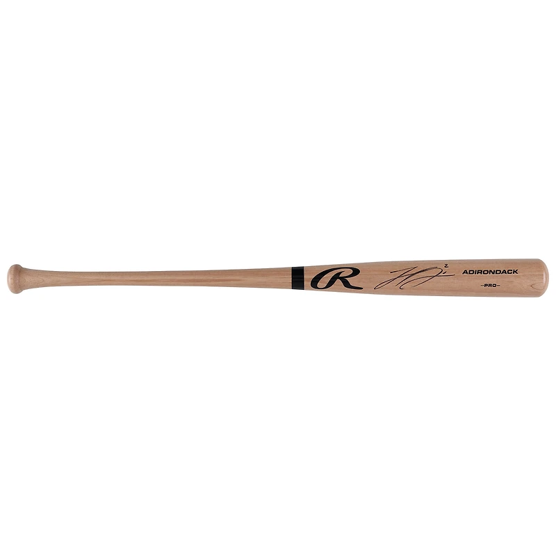 Bâton Rawlings Pro blond autographié par Michael Harris II des Braves d'Atlanta