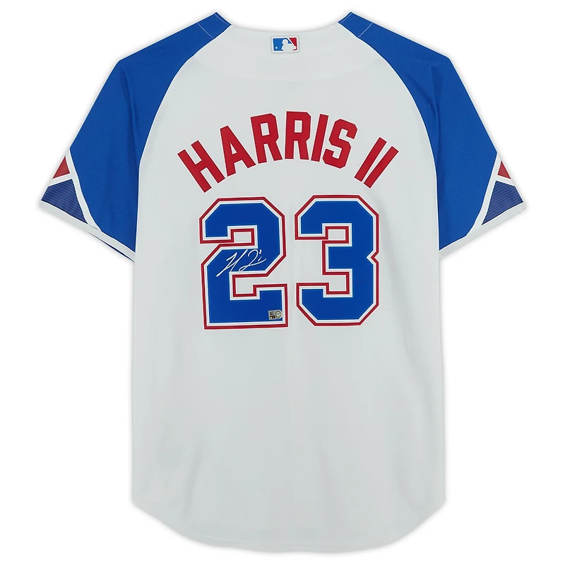 Michael Harris II Atlanta Braves Autographed White Nike City Connect Replica Jersey