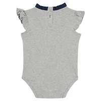 Newborn & Infant Fanatics Navy/Gray Atlanta Braves Two-Pack Fan Bodysuit Set