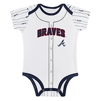 Ensemble de deux bodys Play Ball pour nouveau-nés et nourrissons, gris/blanc