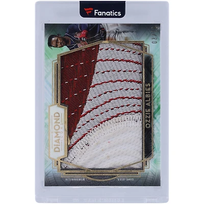 Ozzie Albies Atlanta Braves 2021 Topps Diamond Icons Game Used Cleat Relic #PPR-OA #3/10 Card
