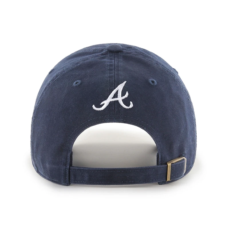 Casque de crème glacée bleu marine Atlanta Braves pour enfants d'âge préscolaire, modèle 47, ajustable