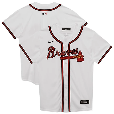 Preschool Nike White Atlanta Braves Home Game Jersey
