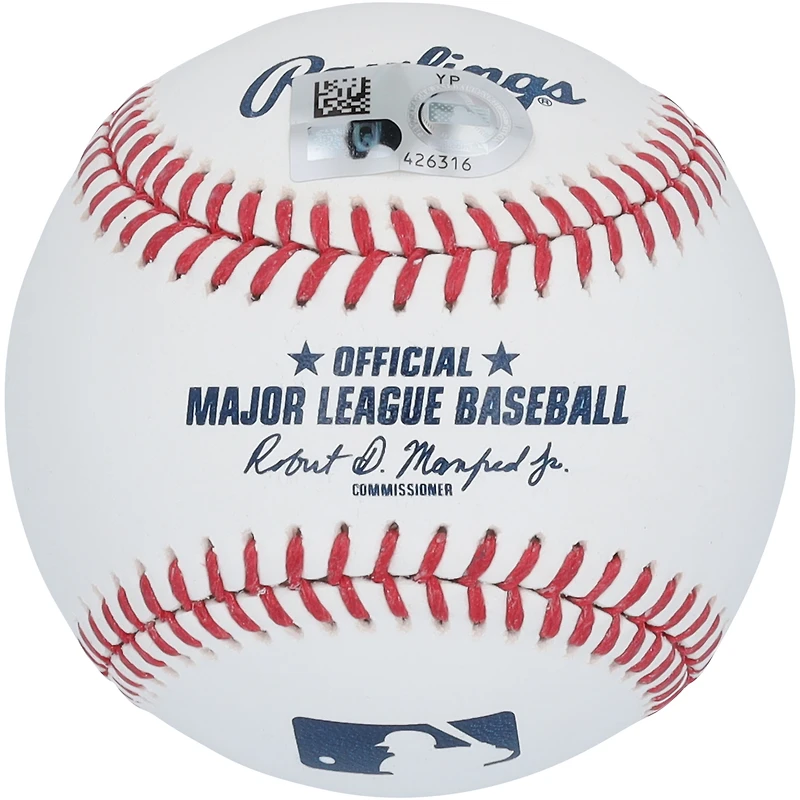 Ballon de baseball autographié par Ronald Acuña Jr. et Austin Riley des Braves d'Atlanta
