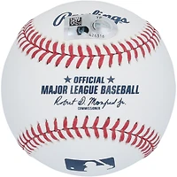 Ballon de baseball autographié par Ronald Acuña Jr. et Austin Riley des Braves d'Atlanta