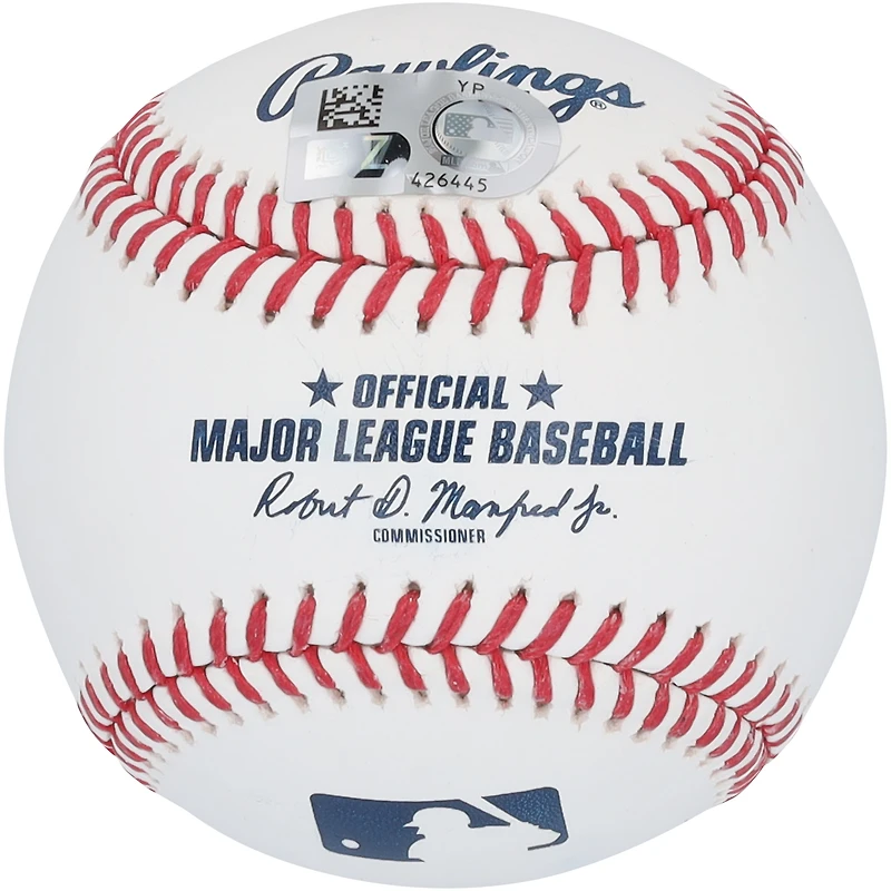 Ronald Acuña Jr. & Chipper Jones Atlanta Braves Dual-Signed Baseball with Multiple NL MVP Inscriptions