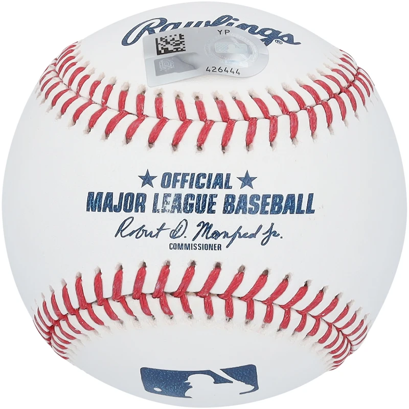 Ballon de baseball autographié par Ronald Acuña Jr. des Braves d'Atlanta avec l'inscription « 2023 NL MVP »