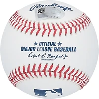 Ballon de baseball autographié par Ronald Acuña Jr. des Braves d'Atlanta avec l'inscription « 2023 NL MVP »