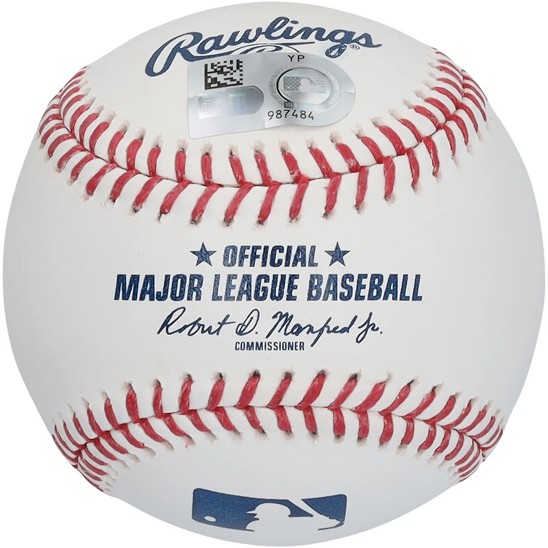 Ronald Acuña Jr. Atlanta Braves Baseball autographié avec inscription « La Bestia »